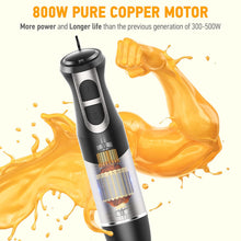 Load image into Gallery viewer, FUNAVO 800W 5-in-1 Immersion Hand Blender