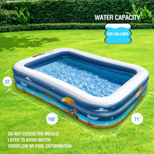 Load image into Gallery viewer, FUNAVO F001 Sandy beach - 100"X71"X22" 3 Layer Swimming Pool