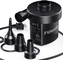 Load image into Gallery viewer, FUNAVO Portable Air Pump With 3 Nozzles